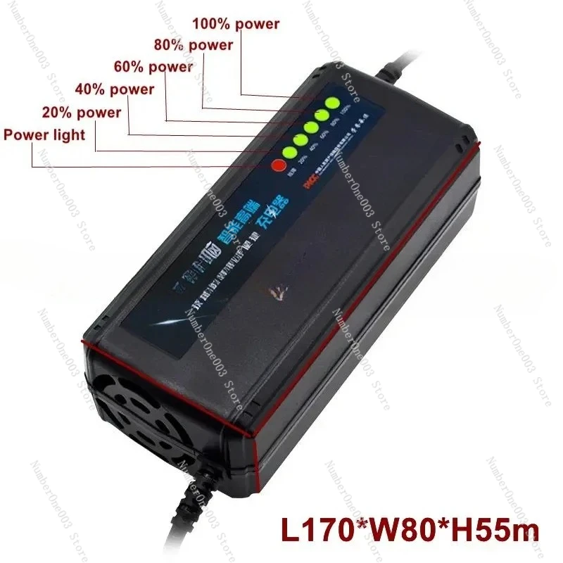 

48V 60V 72V 80V 84V 96V Умное зарядное устройство 12Ah 20Ah 30Ah 35Ah 40Ah 50Ah 60Ah Сухая жидкость Вода Свинцово-кислотные аккумуляторы Cargador