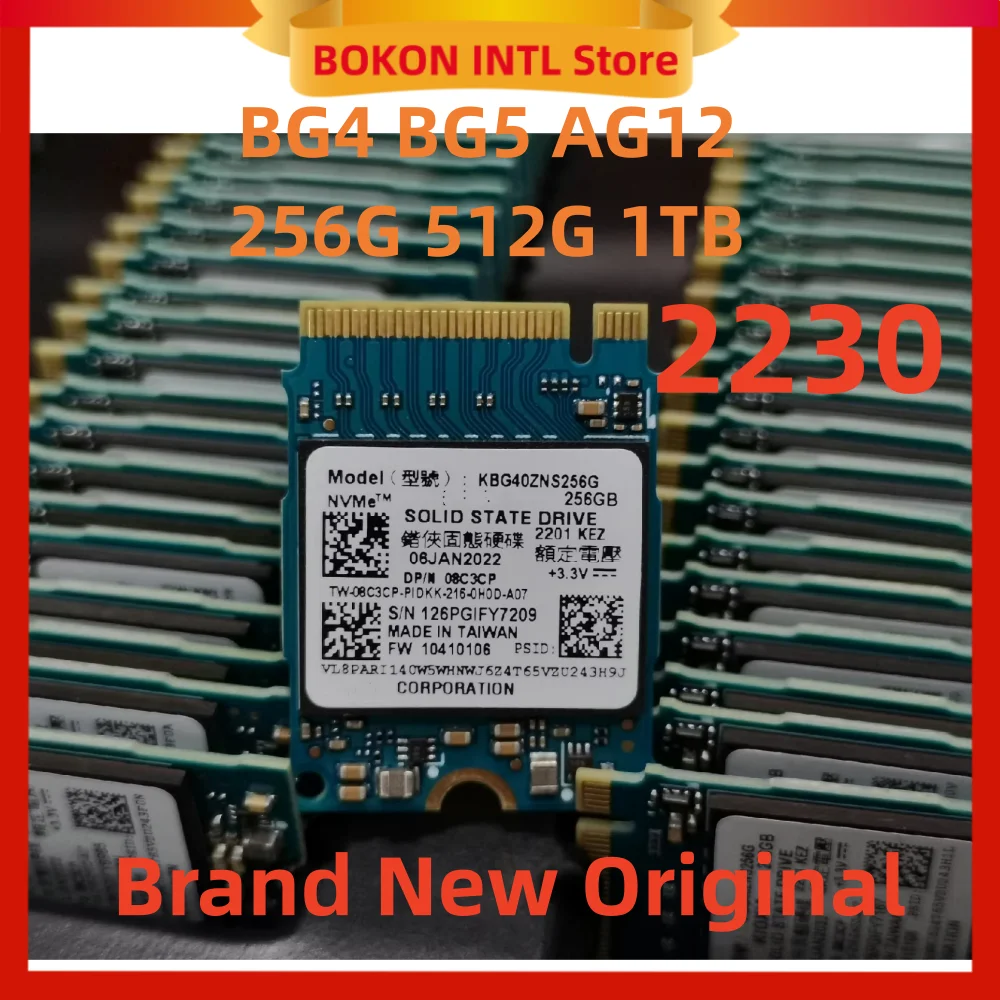 Original BG4 BG5 AG12 256G 512G 1TB SSD 2230 PCIe 3.0x4 Gen 4X4 NVMe M.2 For KIOXIA SteamDeck Surface