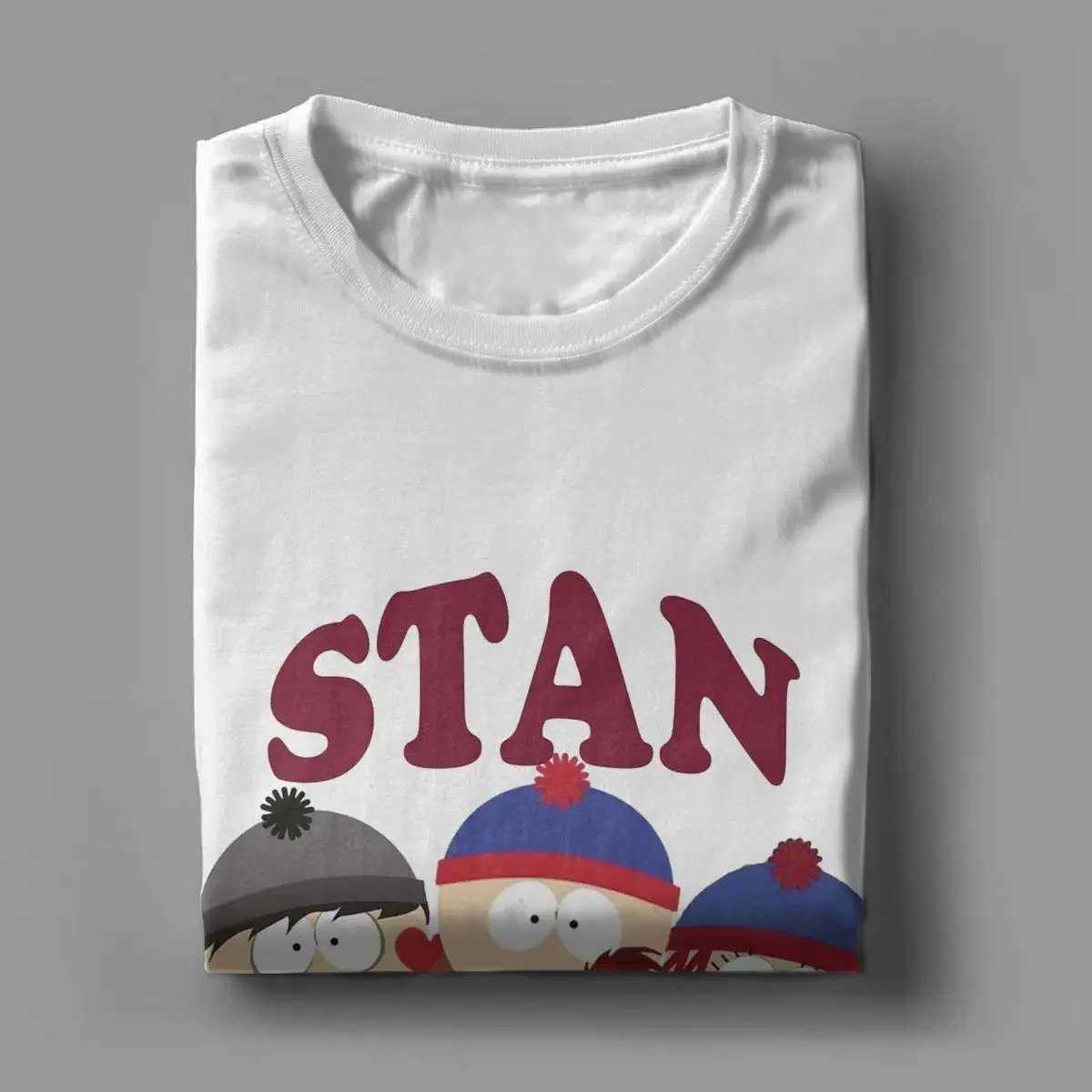 T-Shirt à Manches Courtes et Col Ras du Cou pour Homme, Vêtement de ix, 100% Coton, Stan Marsh Southcoloring elin