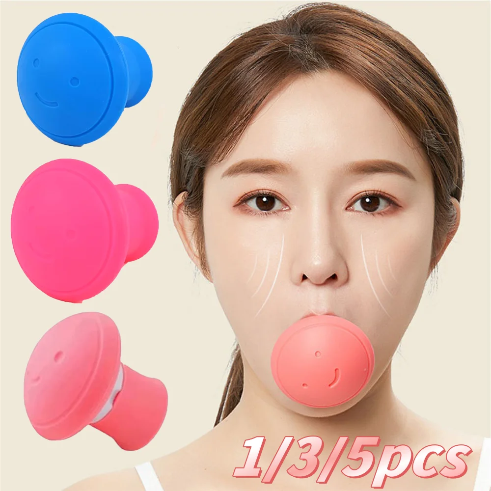 

1-5 шт. силиконовый тренажер для линии челюсти, лифтинг, укрепляющее лицо, двойной подбородок, линея, нипсулярный инструмент для тренировки лица, V-образный инструмент для лифтинга лица