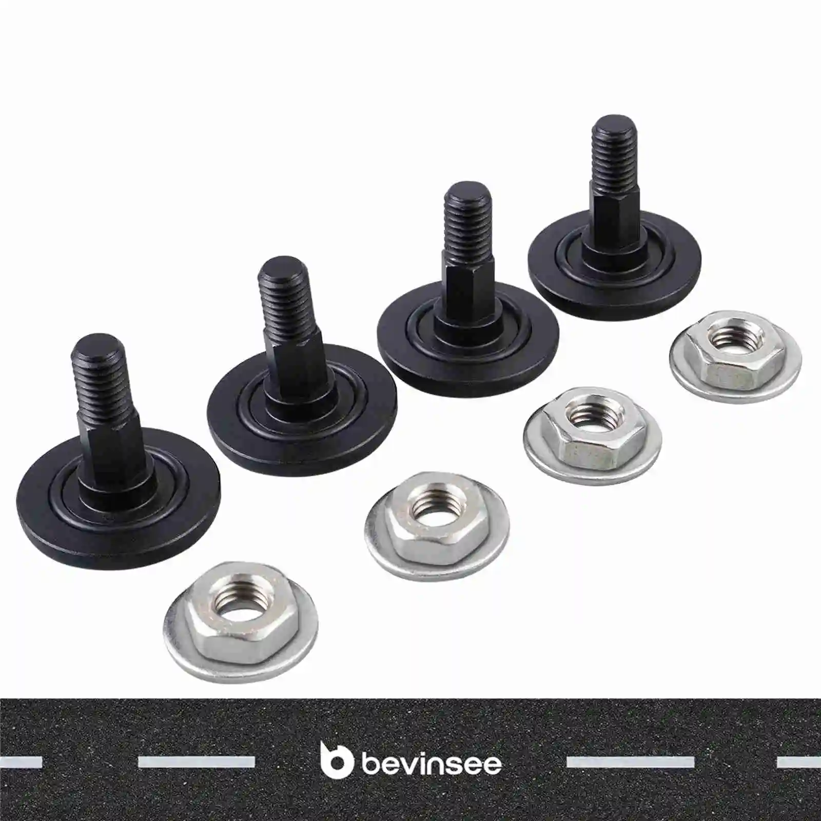 

4X алюминиевый болт петли люка крышки багажника, шпилька и гайка для Chevrolet Camaro для Pontiac Firebird 1982-1992 гг.