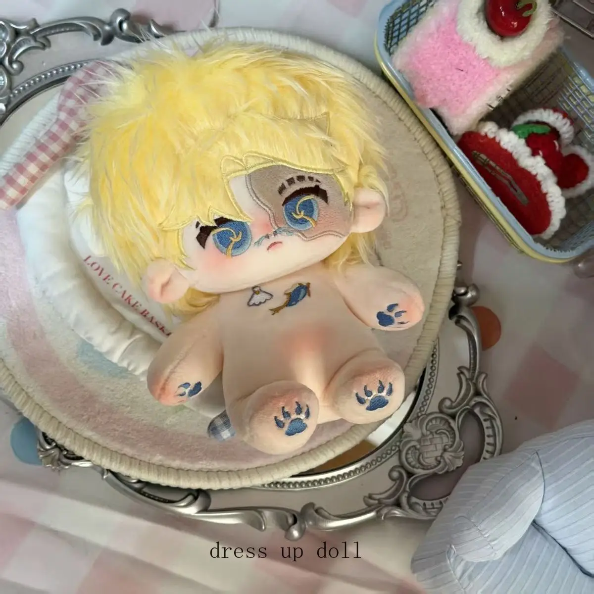 

Identity Ⅴ Norton Campbell Prospector Plushie Adorable Plush Stuffed Doll Body Game Figure Dress Up Cotton Body Toy 20CM Gift