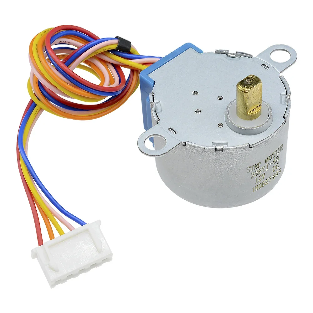 1pcs Motor 28BYJ48 DC 5V 12V Deceleration Stepper Motor 4-phase 5-wire Wireless Camera Monitor PTZ