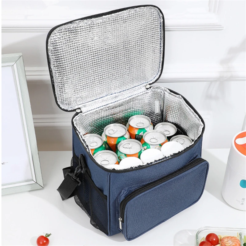 Large Capacity Lunch Bag Women Child Picnic Drink Snack Storage Cooler Pouch Outdoor Camping Hiking Food Thermal Bags Handbags