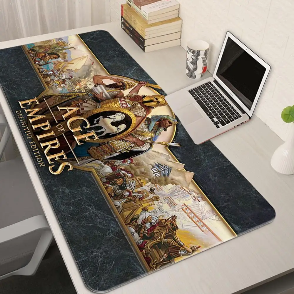 

Age Of Empires Gaming Mouse Pad 900 × 400 Computer Accessories Gamer Keyboard Table Pads Deskmat Mausepad Non-slip Mat Mousepad