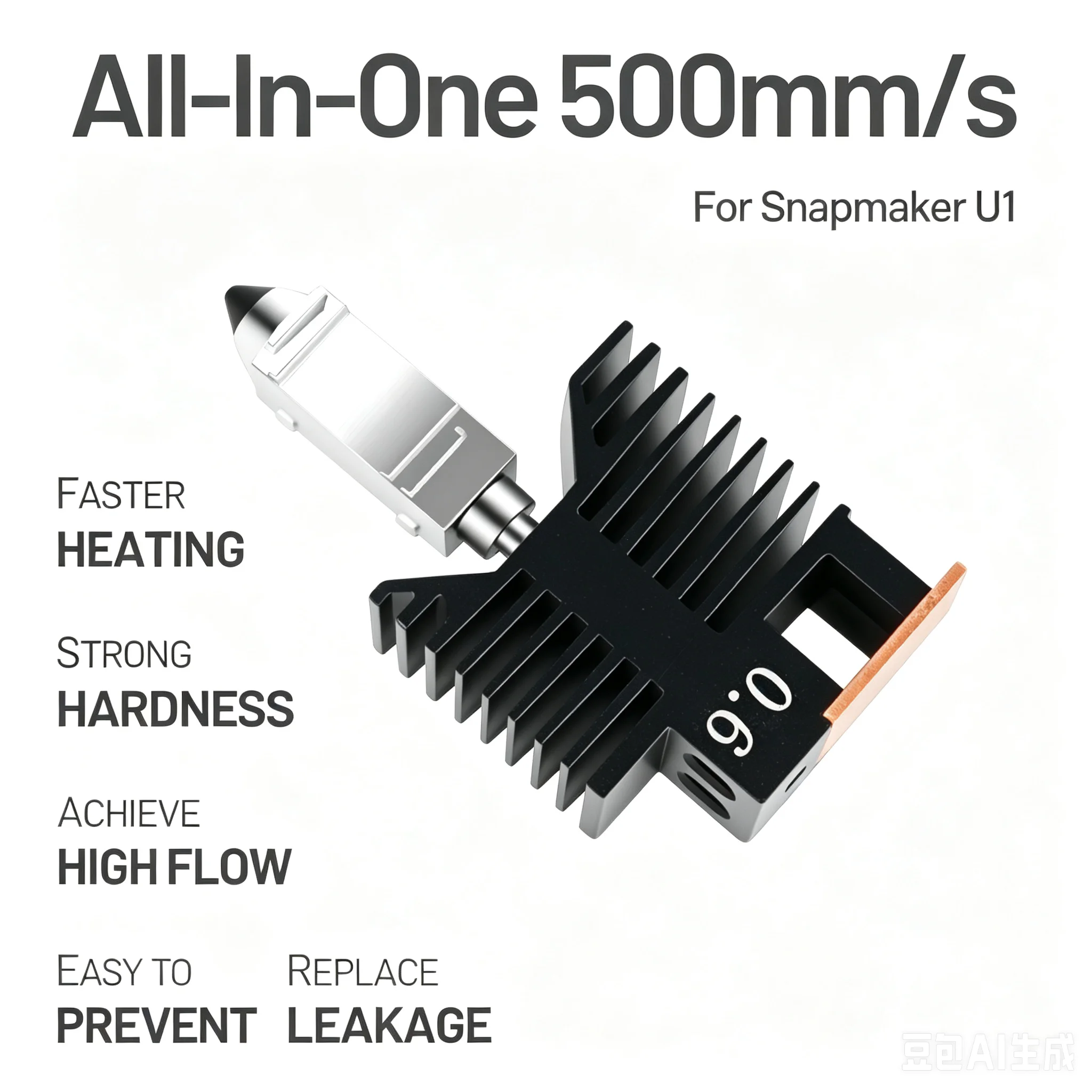 Snapmaker U1 için Hotend 24V 4 - High Flow Ceramic Hotend incelemesi ve fiyatı