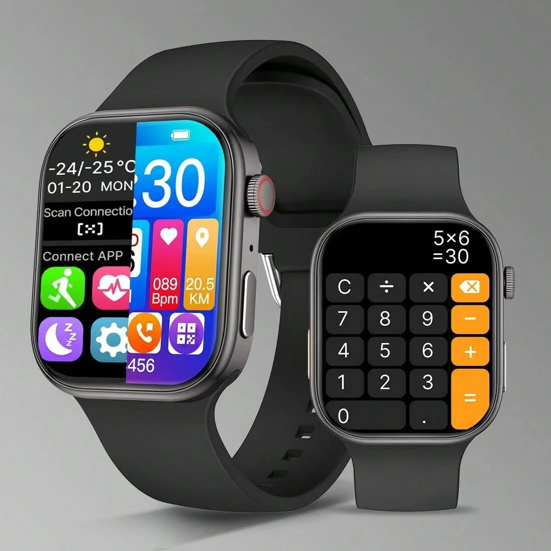 2.02 Inch HD Smartwatch, 1 Count Fashionable Smartwatch with BT Calling & Check Weather, Sports Tracking Smartwatch for Android