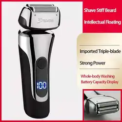 ZOZEN Electric Shaver Electric Razor Fast Charging Shaving Machine for Men Beard Razor Wet-Dry Dual Use Water Proof USB Charging