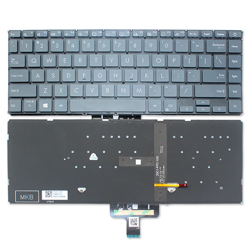 OEM Replacement New US Backlit keyboard for ASUS ZenBook14 UX435 UX435EGL UX435E U4800EGL black