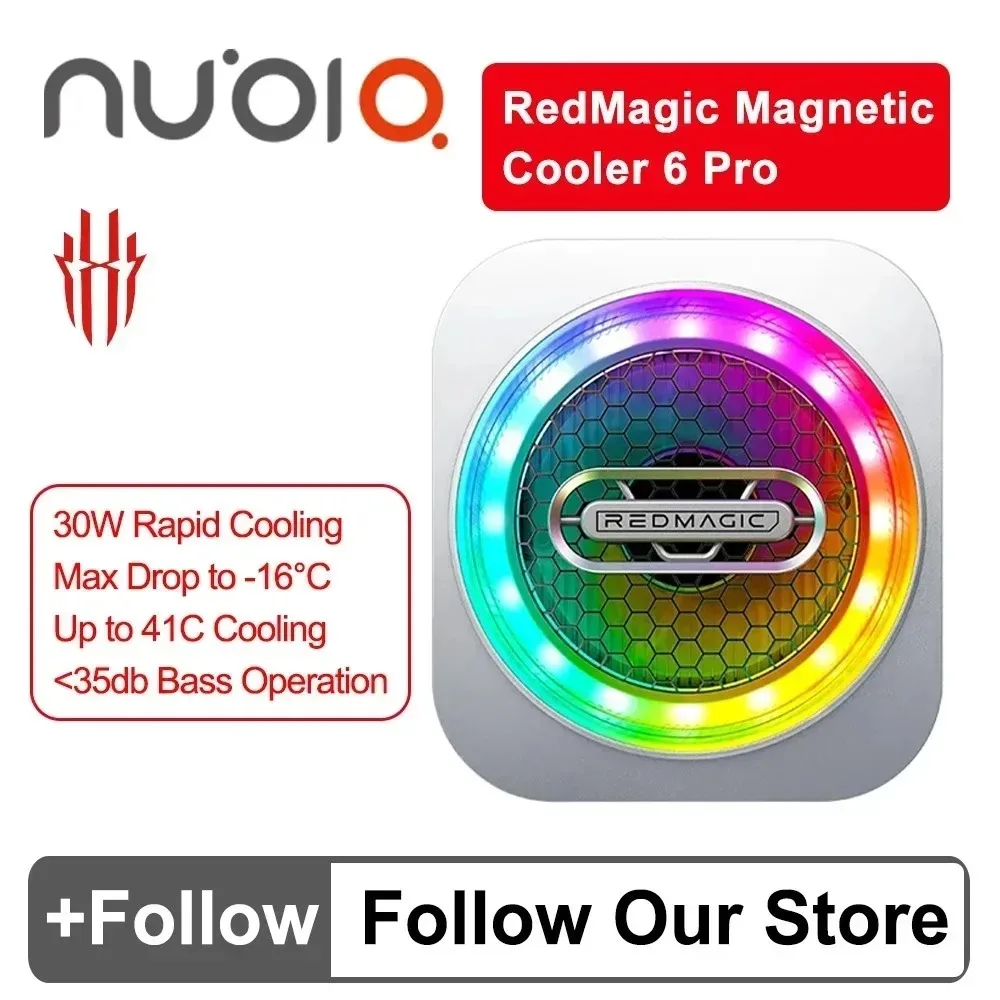 

Redmagic VC Liquid Cooler 6 Pro Magnetic Mobile Phone Cooler Games/Live streaming suitable for iPhone 16 Pro Max and bbb15