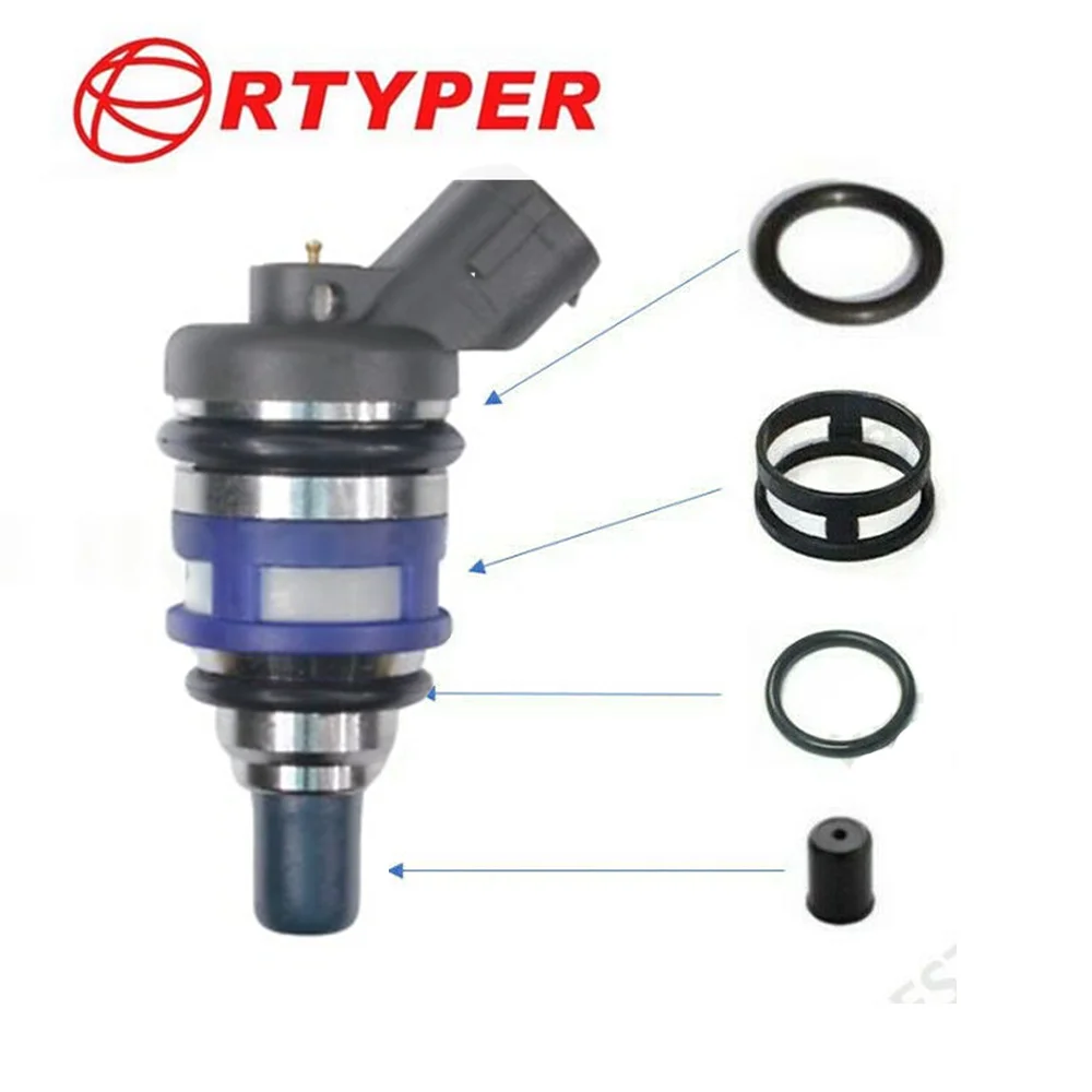 

4 Sets Fuel injector oring Filter Plastic Cap 16611-AA100 16611AA100 Compatible With Subaru 93-99 Impreza GT