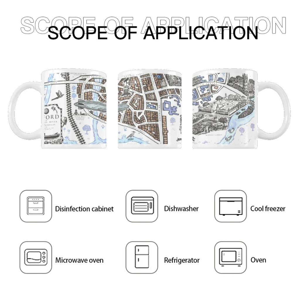 

The Map of Lyra's Oxford Coffee Milk Cup Mocha Cat Panda Bear Couple Christmas Mug Kawaii Cups Original Mugs 11oz