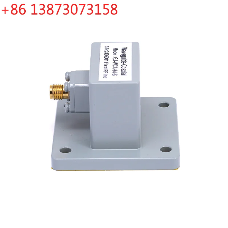 

WR-112 to for SMA Female Right Angle Waveguide to Coax Adapters 6.57-9.99GHz UBR84 Flange Telecom Parts