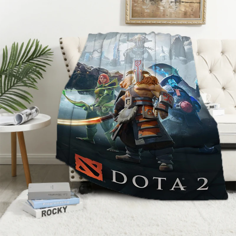 

Game DOTA2 Sofa Blankets for Winter Warm Knitted Blanket Fluffy King Lid Luxury Designer Bedding Catnap Pusheen Plush Knee Bed