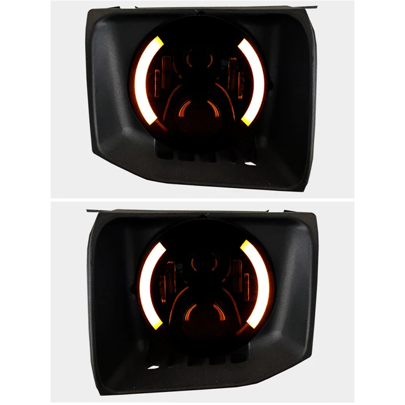 Customized Full LED Headlights For Mitsubishi Montero V43 Bi-xenon Projector Lens Front Lamps With DRL