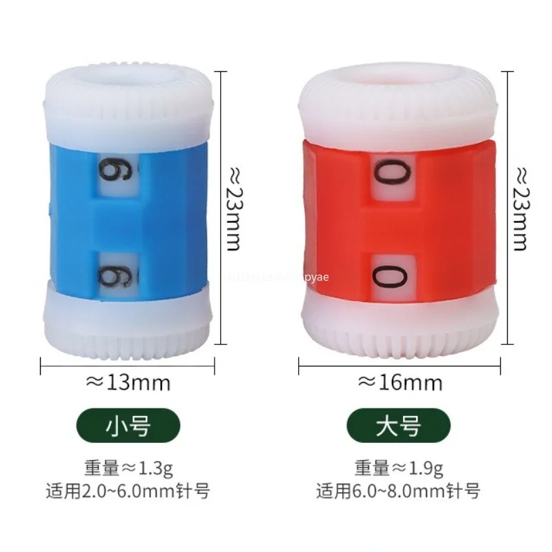 1 قطعة صغيرة/كبيرة الكروشيه الحياكة صف عداد DIY بها بنفسك الملابس أداة دليل الحياكة صف مكافحة غرزة مستديرة النسيج أداة جديد