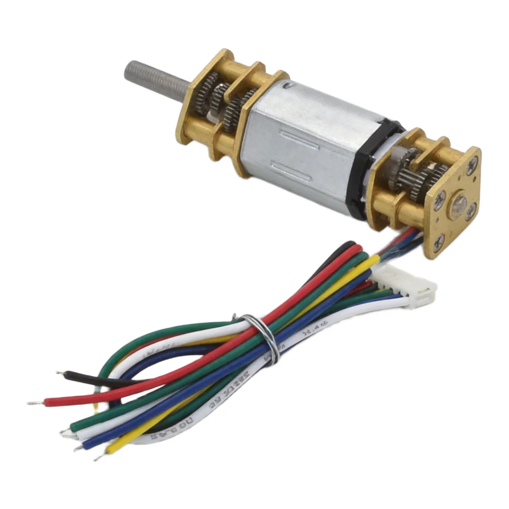 Compact Electric Motor GA12 N20 Encoder Motor Length 36mm Speed 150RPM To 3000RPM Compact Geared Electric Motor