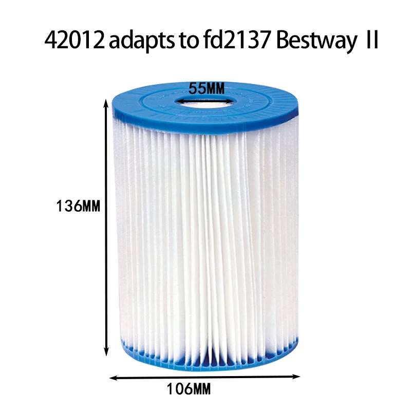 1 Pack Swimming Pool Pump Filter Cartridge for FD2138 Pump Filter Cartridge Pool Filter Vacuum Cleaner For Pools