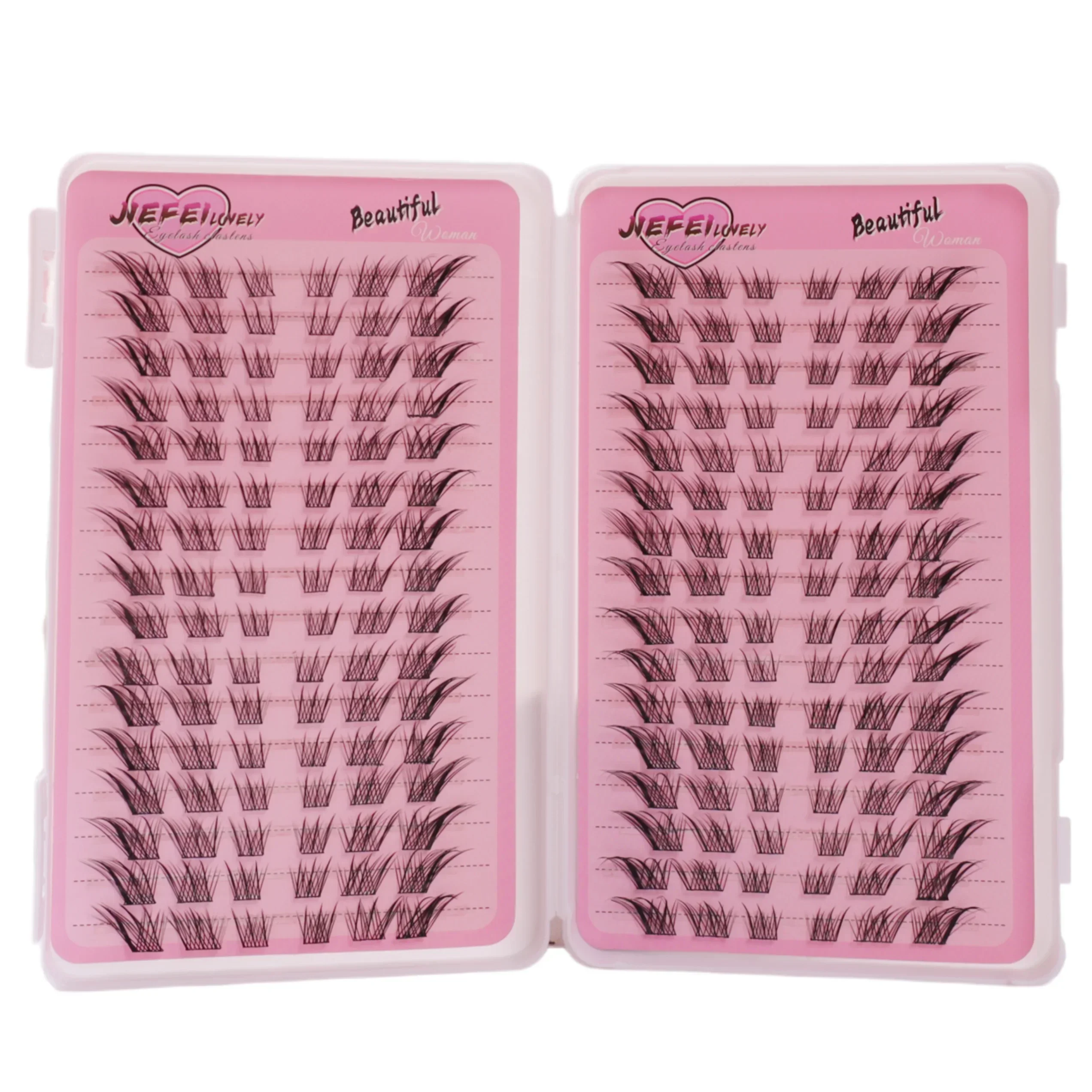 Einzelne Wimpernbüschel, DIY-Wimpernverlängerungs-Set, D-Curl-Wimpernbüschel, Wimpernverlängerung, geeignet für Anfänger. – Detail 12