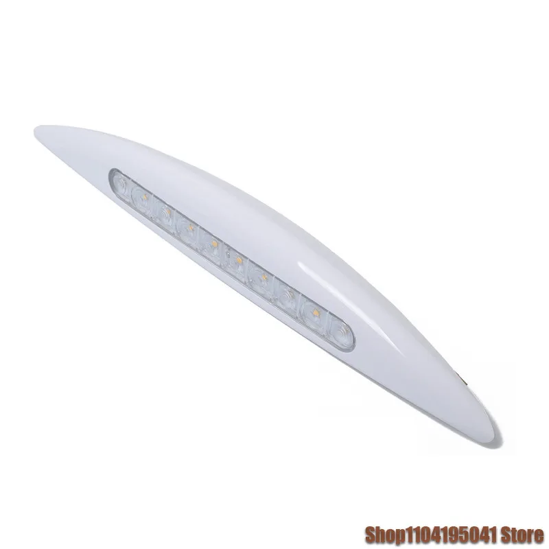 สำหรับไฟภายนอกรถบ้านและเรือยอชท์ ไฟบังแดด ไฟระเบียง ไฟ LED 12V สีดำและสีขาว 8W