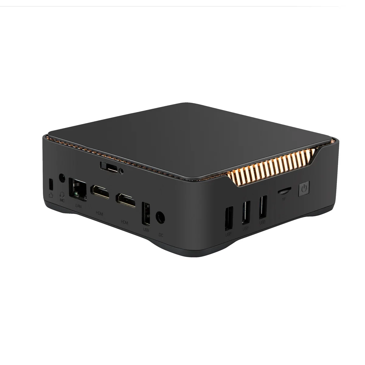 AK3V N3350 Tre Display 2xHD 1xVGA Pocket Mini PC LAN 4G LPDDR3 64G EMMC 512G SSD Computer Desktop Winodws 10