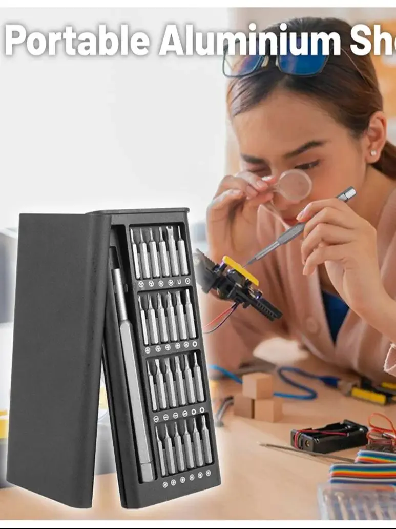 Jeu de tournevis de précision magnétique 25/63 en 1, Mini Kit d'outils pour la réparation de téléphones portables et PC, matériel professionnel avec embouts hexagonaux Torx