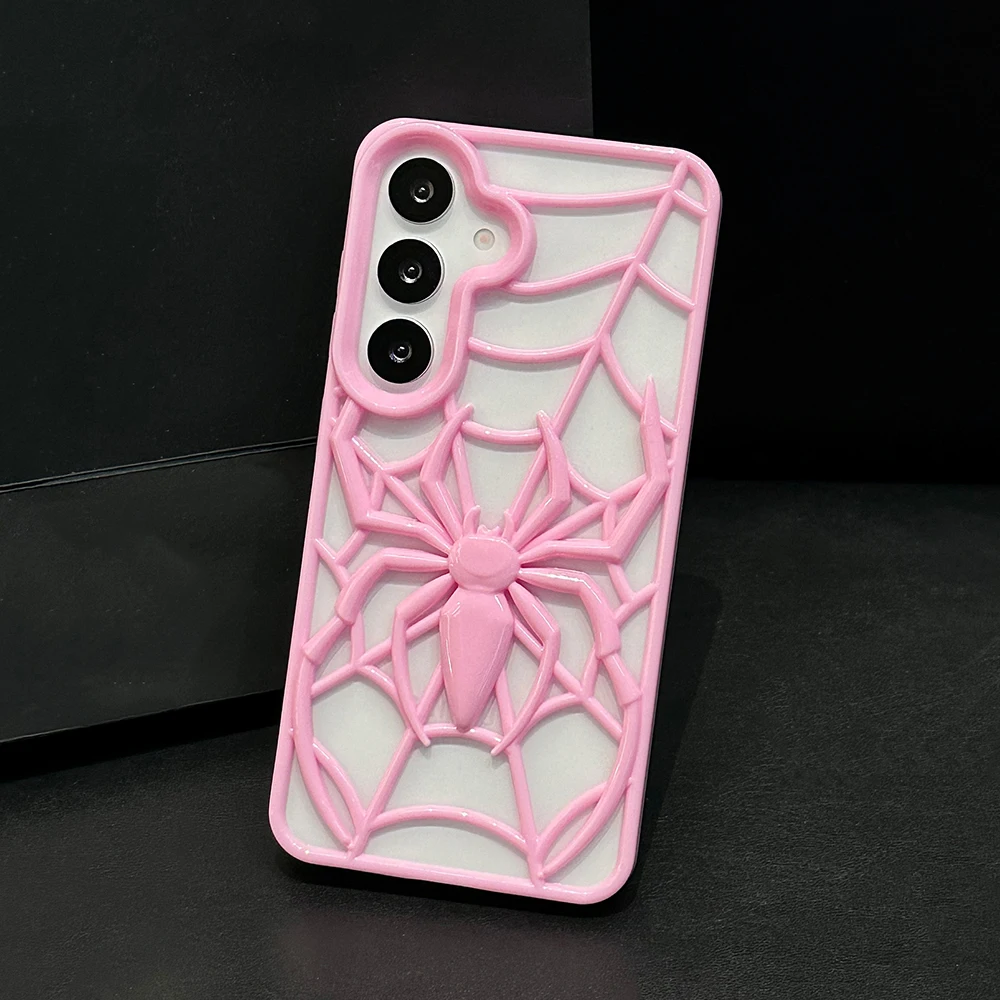 Coole 3D Spider Hollow Dissipate Heat Handyhülle für Samsung Galaxy A16 A13 A26 A36 A56 A54 A55 A06 A04 Weiche Silikonhülle – Detail 19