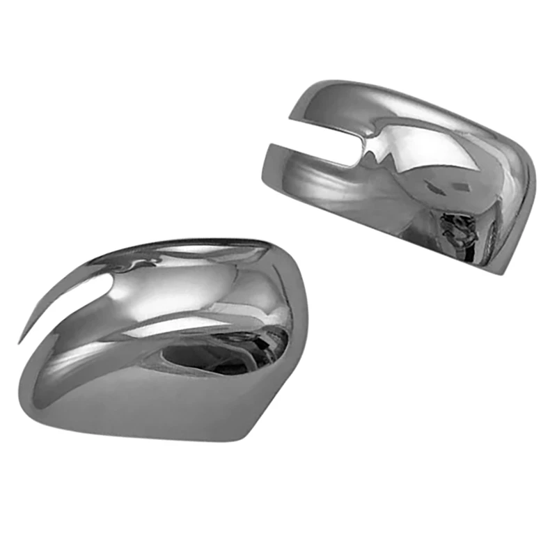 Car Chrome vista posteriore retrovisore laterale copertura dello specchio in vetro Trim Frame Side Mirror Caps per Jeep Renegade 2015-2017