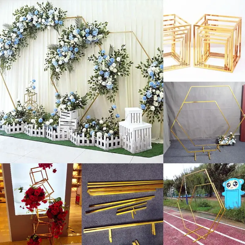 

Fashion Outdoor Lawn Wedding Engagement Floral Arch Flower Holder Birthday Party Balloons Billboard Stand Welcome Sign Backdrops