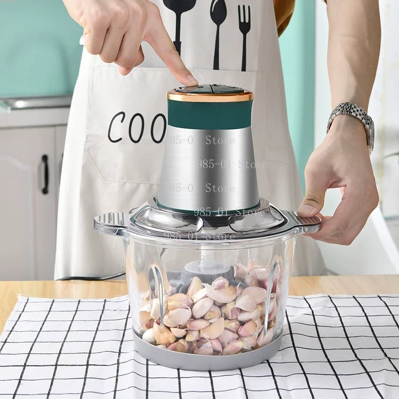 Household Multifunctional Garlic Peeling Machine, Electric Automatic Garlic Puree, Garlic Peeler