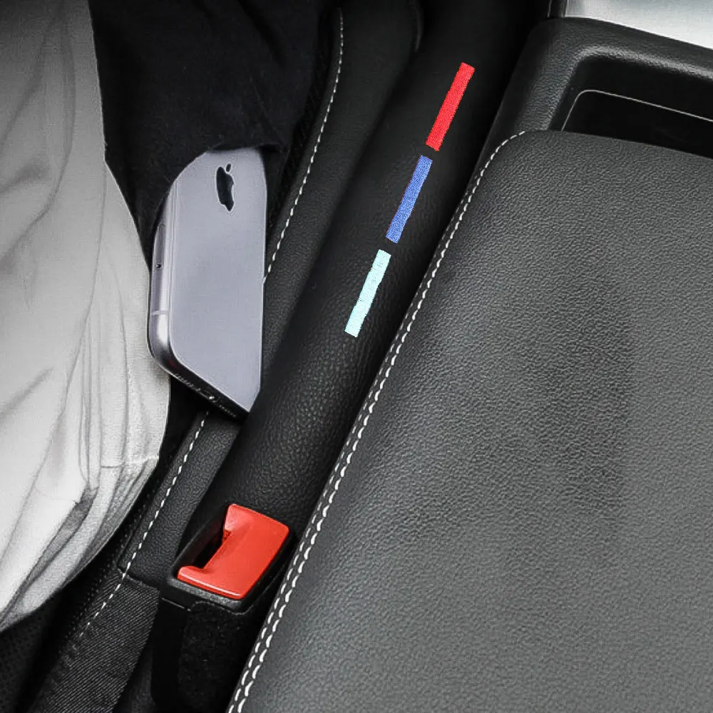 2pcs Car Seat Gap Leak-Proof Filler Strip Tidying Storage Accsesory For BMW M M1 M2 M3 F32 E60 F01 F30 F20 E90 F30 F87 E46 E60