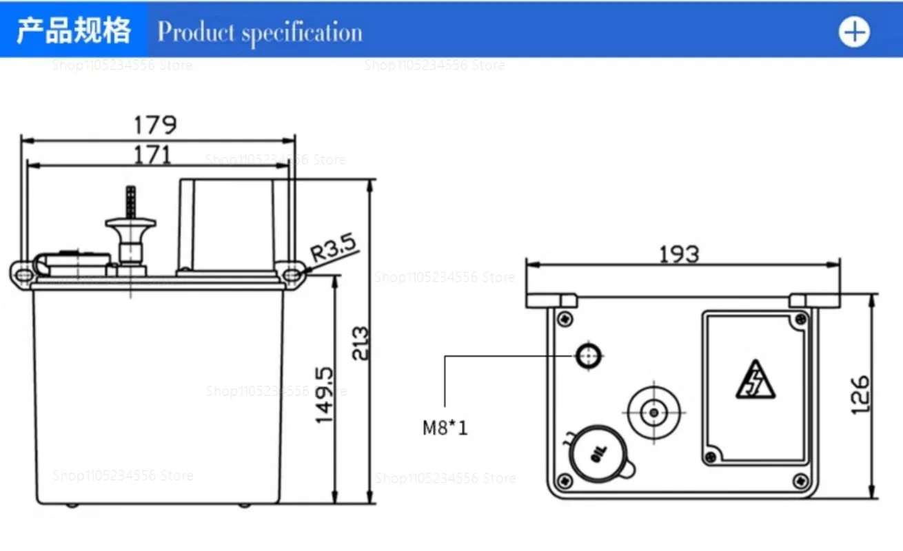 

Automatic Intermittent Lubrication Pump CNC Machine Tool Lathe Milling Machine Lubrication Oil Pump Oiling Pot Oiler