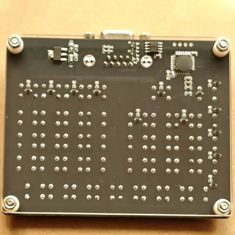 homemade-crt-monitor-control-keypad-board-with-status-indicator-light-practical-replacement-db9-interface-for-retro-gaming-color