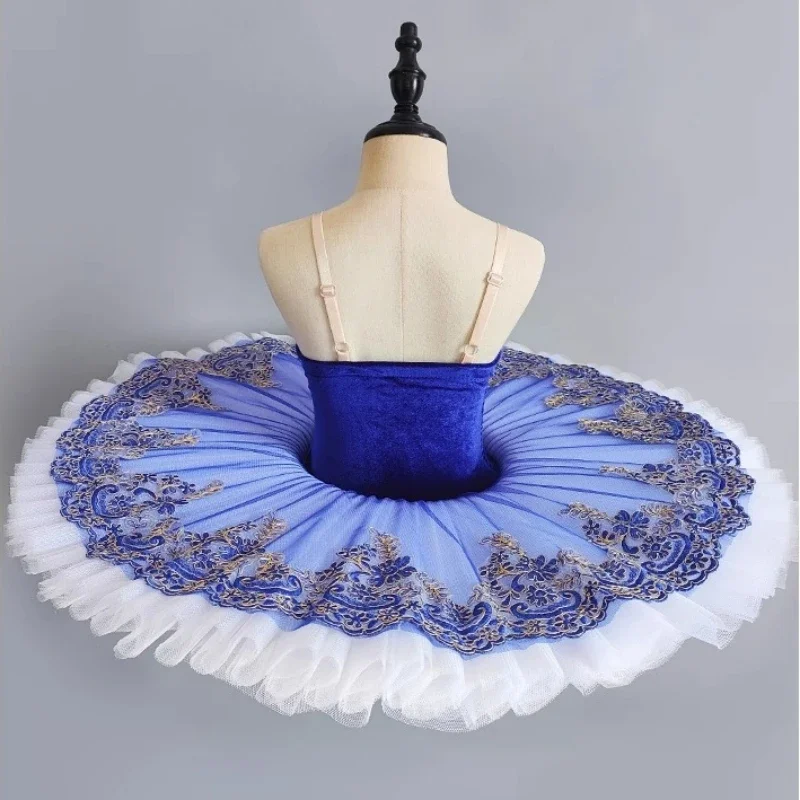 Ballet professionnel Tutu enfant enfants filles adultes PancakeTutu danse Giselle Paquita Ballet Costume ballerineBallet robe filles