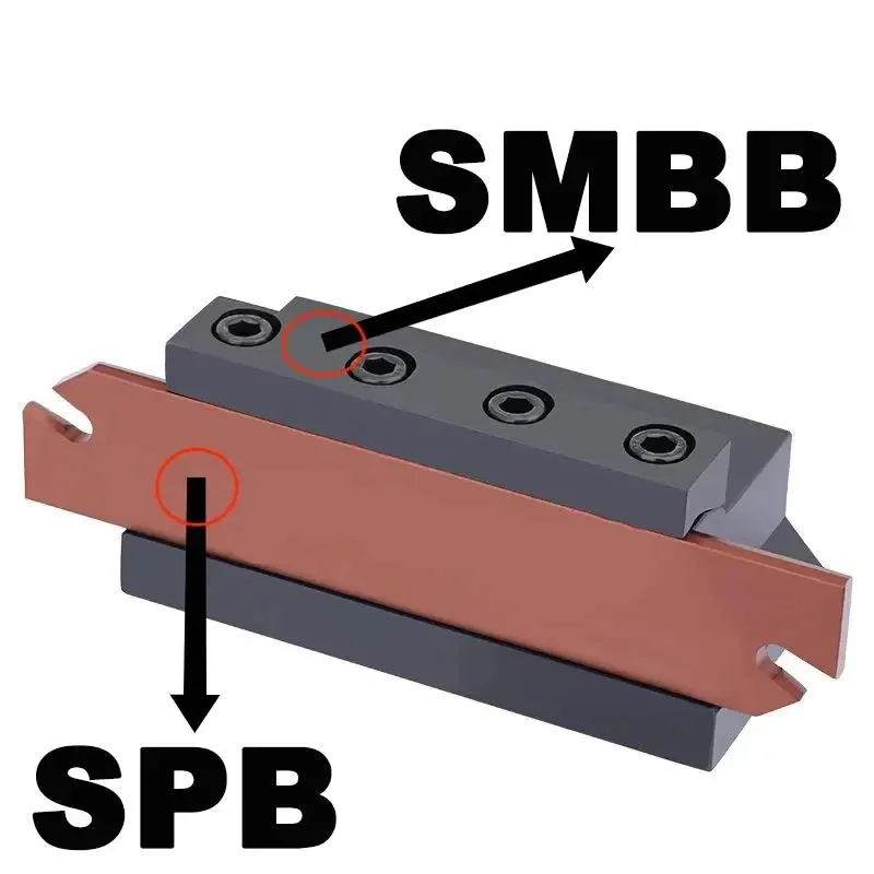 

New SMBB SMBB1626 SMBB2026 SMBB2526 SMBB2032 SMBB2532 Grooving Cut-Off Cutter Holder SMGB 26 32 -2 -3 -4 for MGGN Series Insert