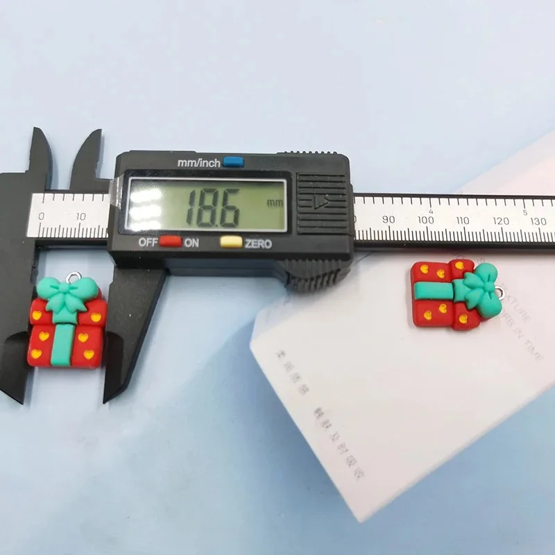 10 قطعة عيد الميلاد Bowknot العصرية هدية صندوق الراتنج السحر ل القرط سوار المفاتيح قلادة ملحق جراب هاتف صنع المجوهرات