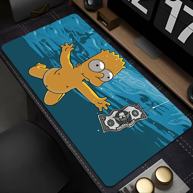 لوحة ماوس للكمبيوتر المحمول HD طباعة لوحة ماوس أنيمي ملحقات ألعاب الكمبيوتر لوحة المفاتيح الكمبيوتر S-simpsonses الكرتون سطح المكتب ماوس حصيرة