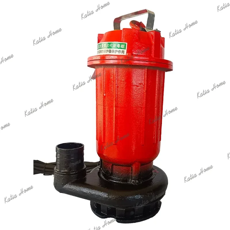 YJ 50W Non-Clogging Sewage  High Flow Booster Septic Tank Sludge Pump Sewage Pump Submersible Pump