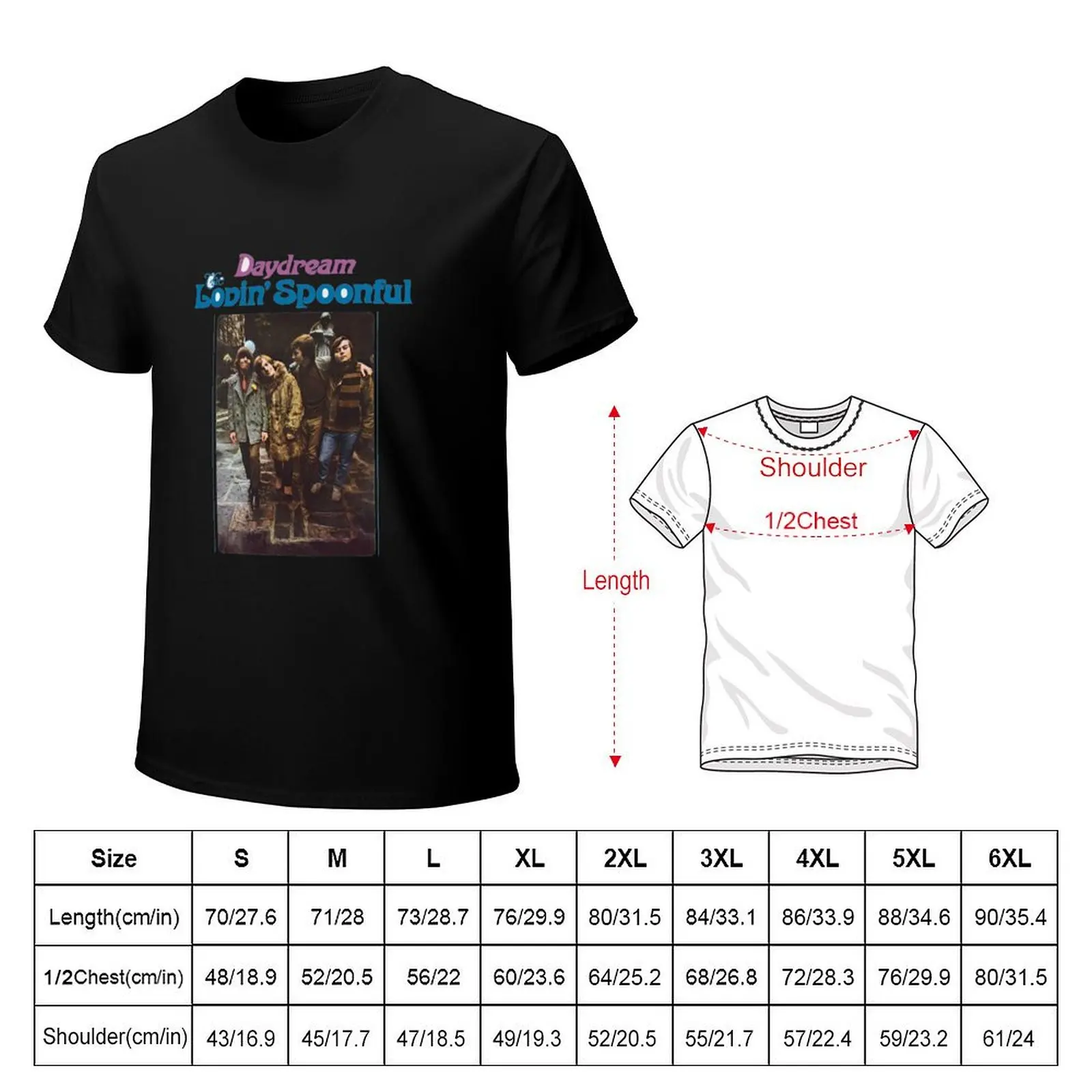 Daydream by Lovin Spoonful (album) T-Shirt t shirts for man pack cotton T-Shirt