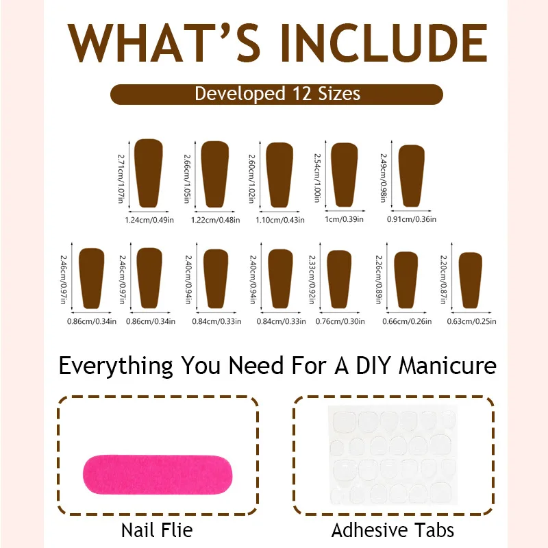 24枚入り ナショナルスタイル 梅の花柄 2Dフラワープレスオンネイル ダイヤモンドシェイプ シンプルネイル フルカバー ウェアブル つけ爪