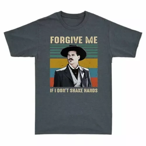 T If I Tee Vintage Holliday Hands Doc Men's Cotton Me Forgive Don't Shirt ShakeAnime Graphic T-shirts for Men Clothing Women 