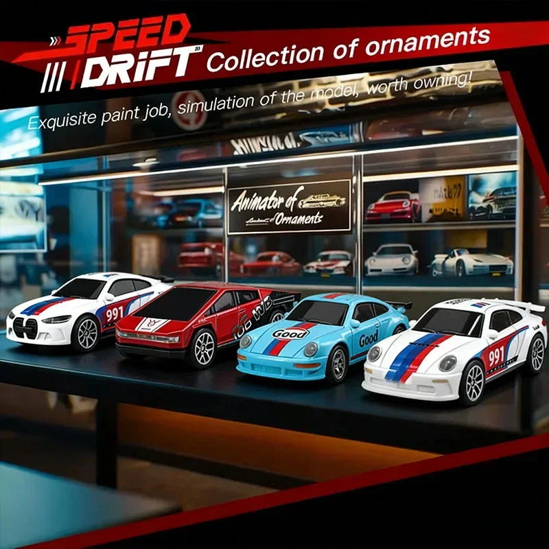 2026 Upgraded RC Car 1:64 Mini Alloy RC Drift Car Easy to Carry, 60mins Life.  Exquisite Gift Box An Ideal Toy Gift for Children