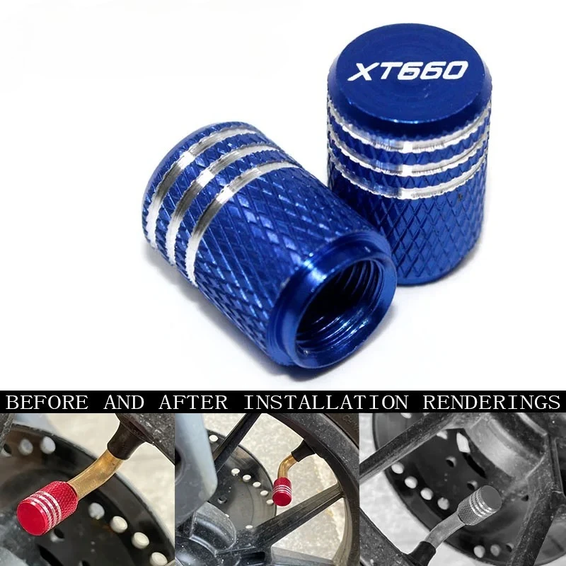 XT 660 Motorcycle CNC Vehicle Wheel Tire Valve Stem Caps Covers Universal FOR YAMAHA XT660 X R Z XT660X XT660R XT660Z 2004-2020
