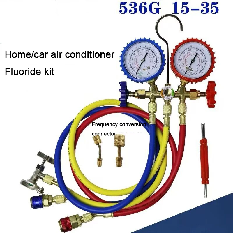 

Manifold Gauge Air Condition Refrigeration Set Charging Hose For Refrigerants Refrigerant