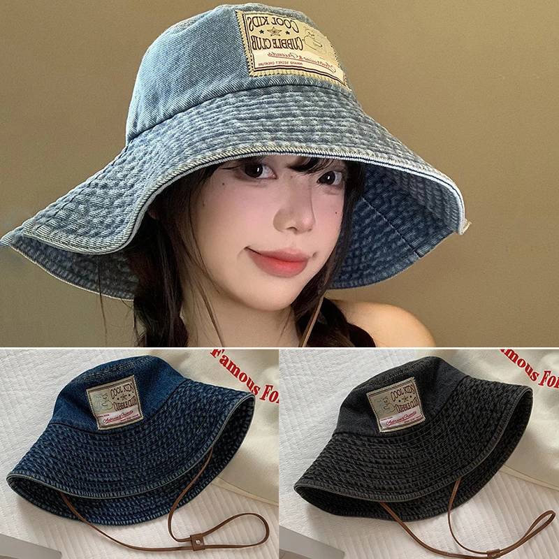 1-pcs-retro-lavado-denim-bone-de-pesca-feminino-aba-grande-guarda-sol-chapeu-rosto-emagrecimento-protecao-uv-bone-de-beisebol-chapeu-de-montanhismo