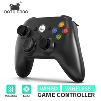 Wireless/Wired Controller For Xbox 360 Game Controller With Xbox 360/360 Slim and PC Window With Dual-Vibration Turbo Compatible