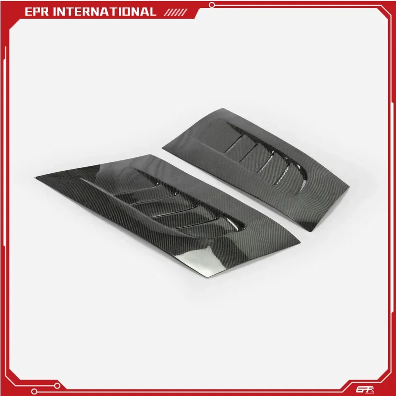 

Universal Carbon Fiber Hood Vent Type B Glossy Fibre Bonnet Duct Part Air Intake Tuning Kit Fit For Civic EVO GTR MX5 S2000 RX7