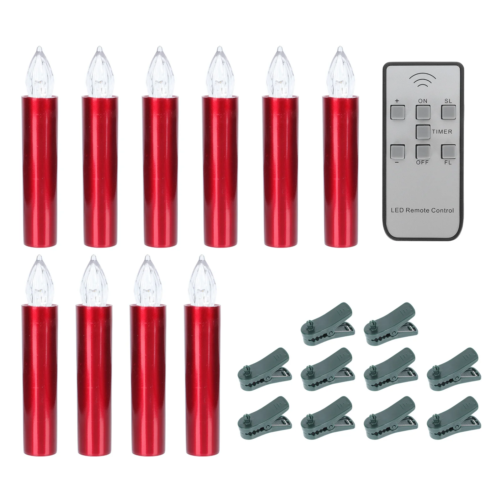 

10Pcs LED Lamps Warm Light Remote Control Wedding Party Decoration Simple Stylish Night Light Lamp