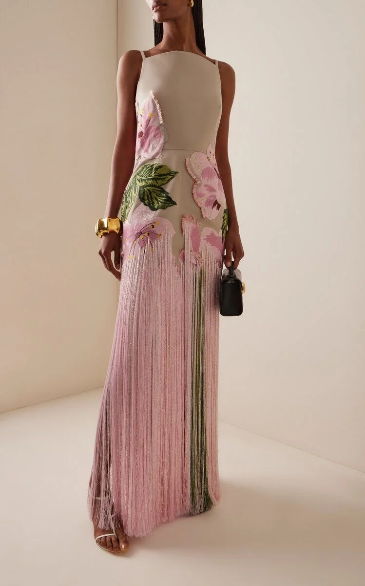 

Aenyrst Elegant Luxurious Party Dresses Formal Occasion Prom Gowns Halter Flower Exquisite Customized Floor-Length robe ete