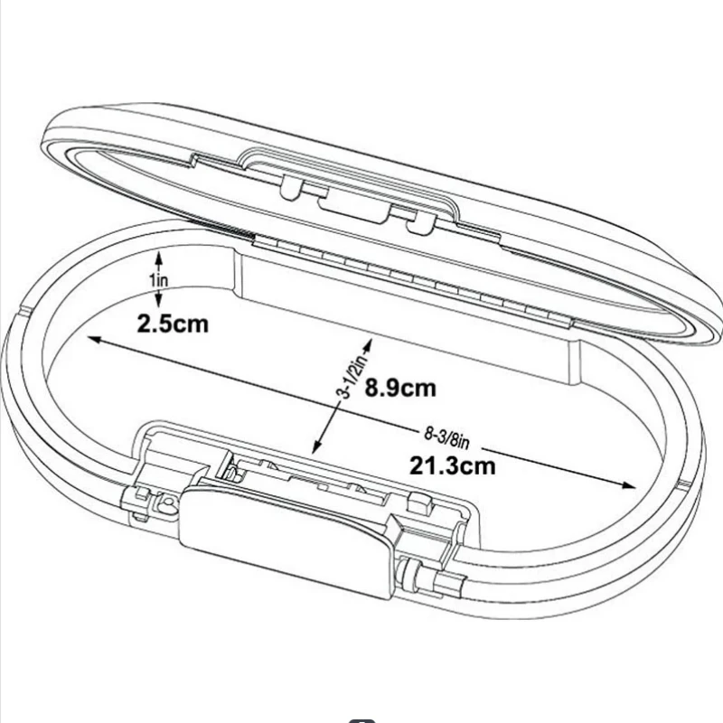 Imagem -06 - Master Lock Portátil com Corda de Fio Código Pessoal Joia Segura Cartão do Atm Correia do Armazenamento do Telefone Celular Caixa de Armazenamento Segura